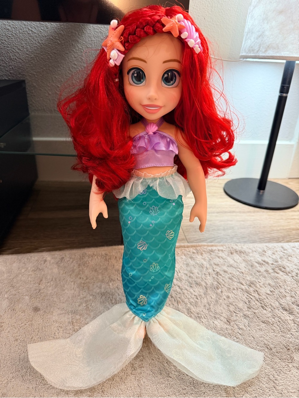 Disney Store Once Upon a Story Ariel Mermaid Doll 16"